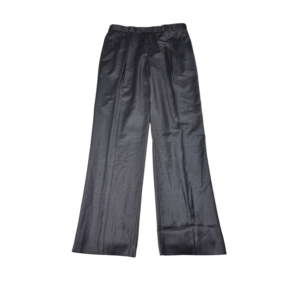 NWT Jos. A. Bank Exe Collection Windsor Wool Dress Pants Dark Gray Mens 38X37